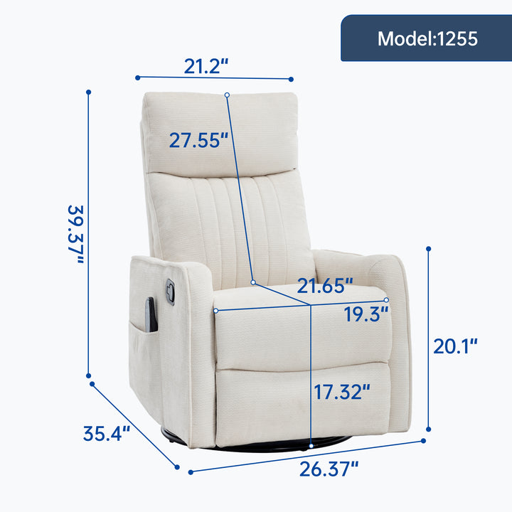 beige-heat-massage-manual-recliner-chair-with-rocker-and-swivel-in-fabric-for-living-room