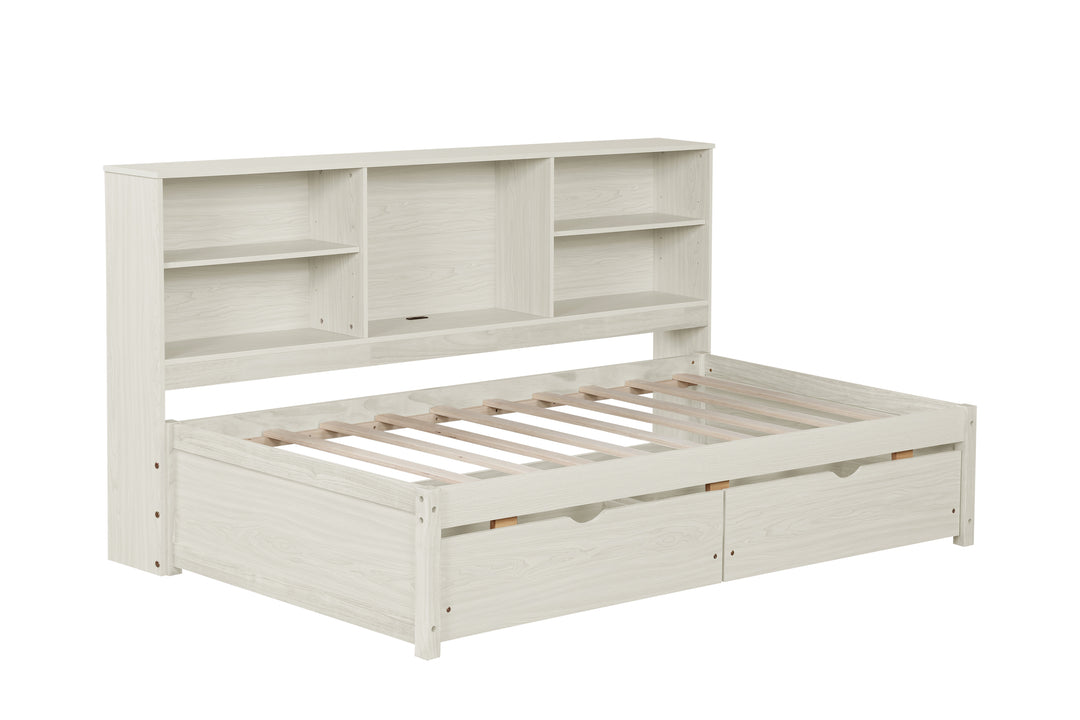 twin-size-bed-frame-with-side-bookshelves-two-drawers-and-built-in-usb-port-creamy-white-color