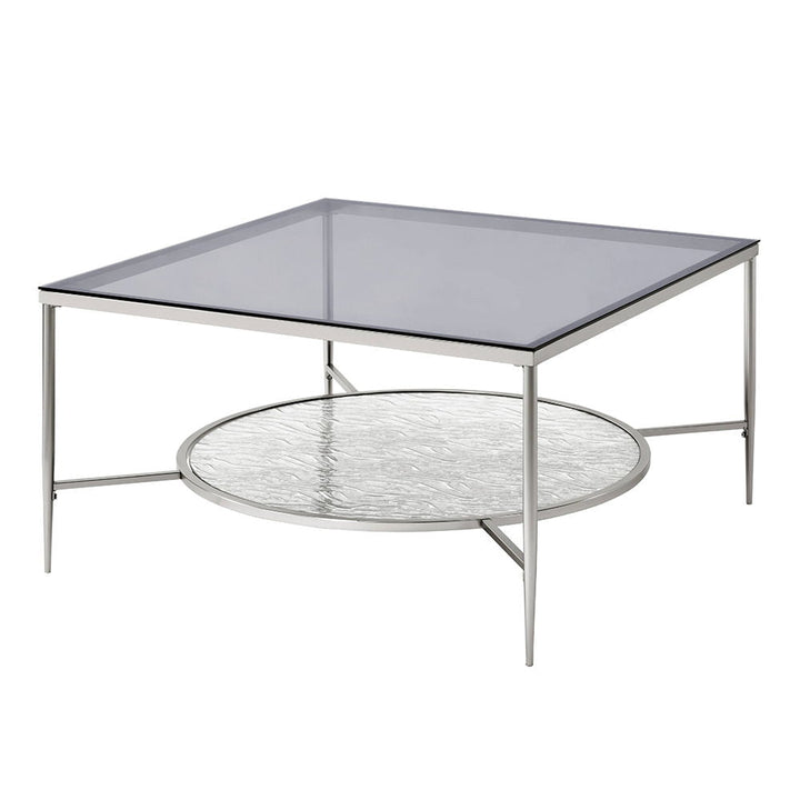 Adelrik - Coffee Table - Glass & Chrome