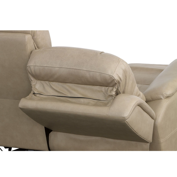 Crew Power Reclining Loveseat With Power Headrests &amp; Lumbar Pebble