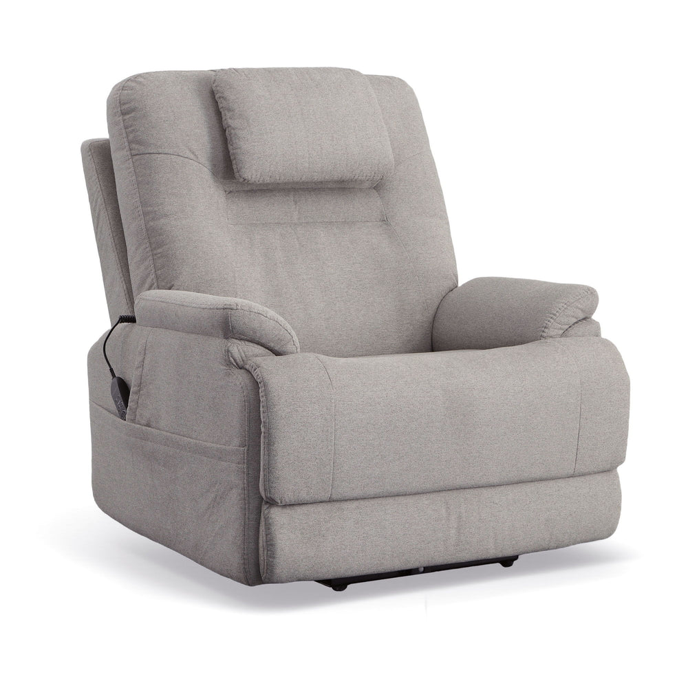 Zecliner Model 2 Fabric Power Lift Sleep Recliner with Power Headrest & Lumbar in Dove