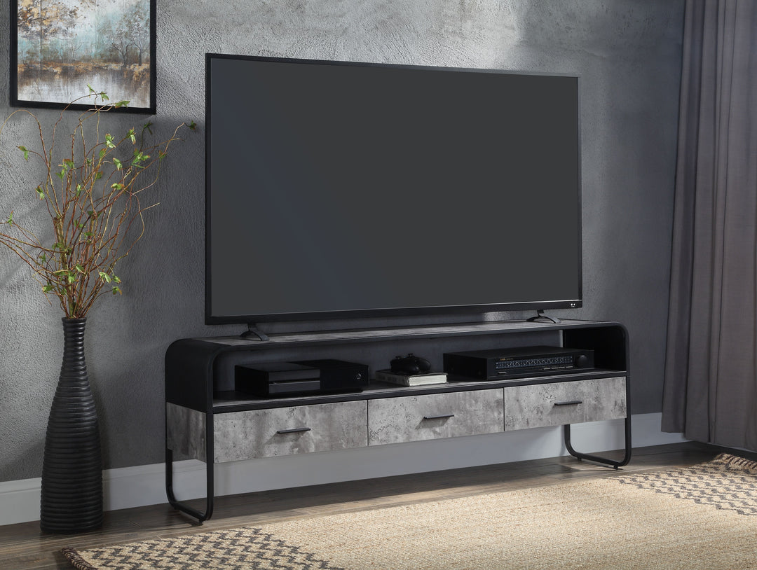 Raziela - TV Stand - Gray