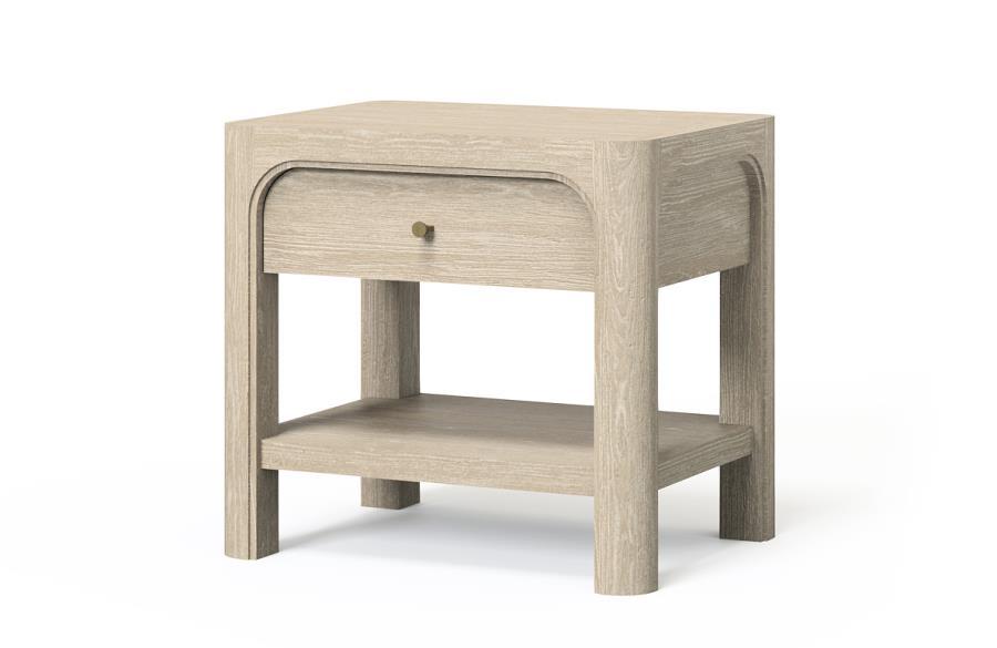 Coaster Furniture Solano - 1-Drawer Nightstand Bedside Table - Weathered Mango