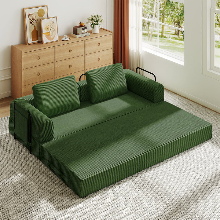 corduroy-convertible-sleeper-sofa-bed-with-pillow-jade