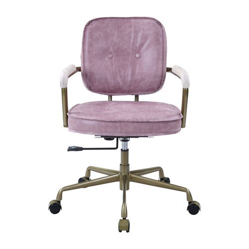 siecross-office-chair-pink-top-grain-leather