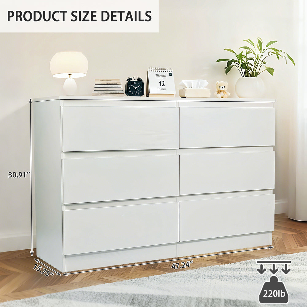 modern-6-drawer-dresser-with-spacious-countertop-and-concealed-handles-storage-cabinet-for-bedroom-and-living-room-white-mdf