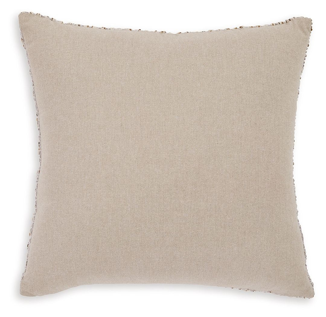 Abler - Pillow (Set of 4) - Ivory / Gray / Gold