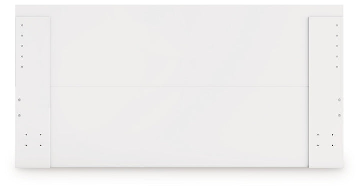 Onita - King Panel Platform Bed With 2 Side Storage - White by Ashley Furniture product image