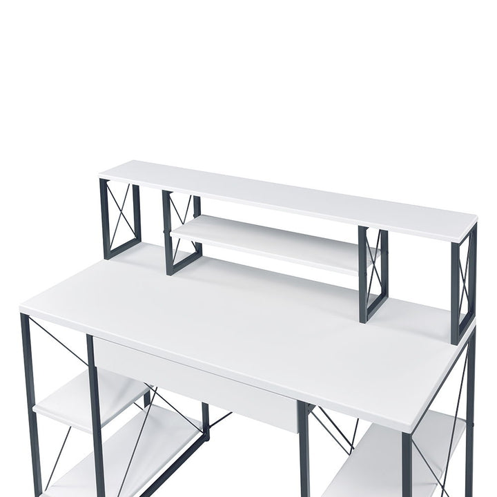 Amiel - Writing Desk - White & Black