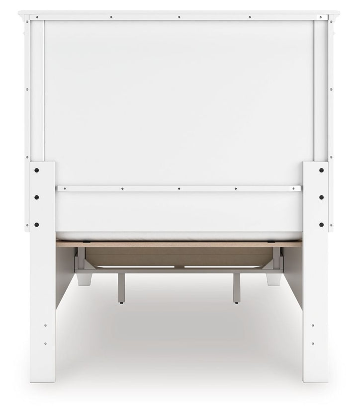 Fortman - Twin Panel Storage Bed - White by Ashley Furniture product image