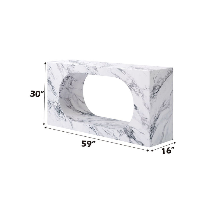 Fritzy - 59" Console Table - Engineered Stone