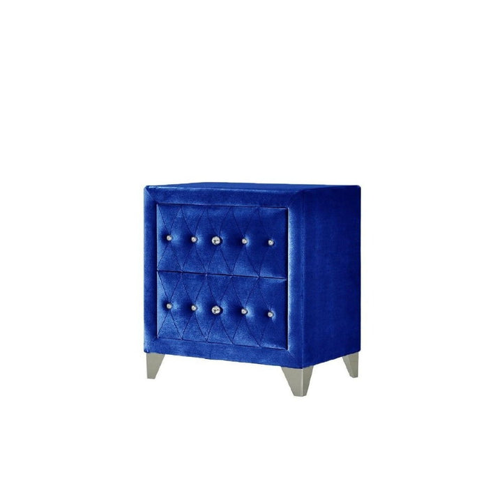 Dante - Nightstand - Blue Velvet