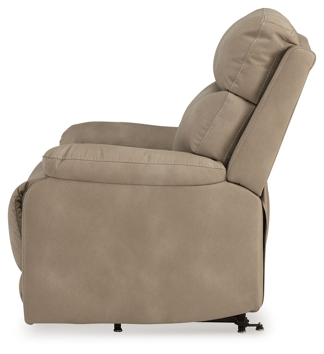 Next-Gen Durapella Power Lift Recliner with Dual Motors & Faux Leather Upholstery - Sand
