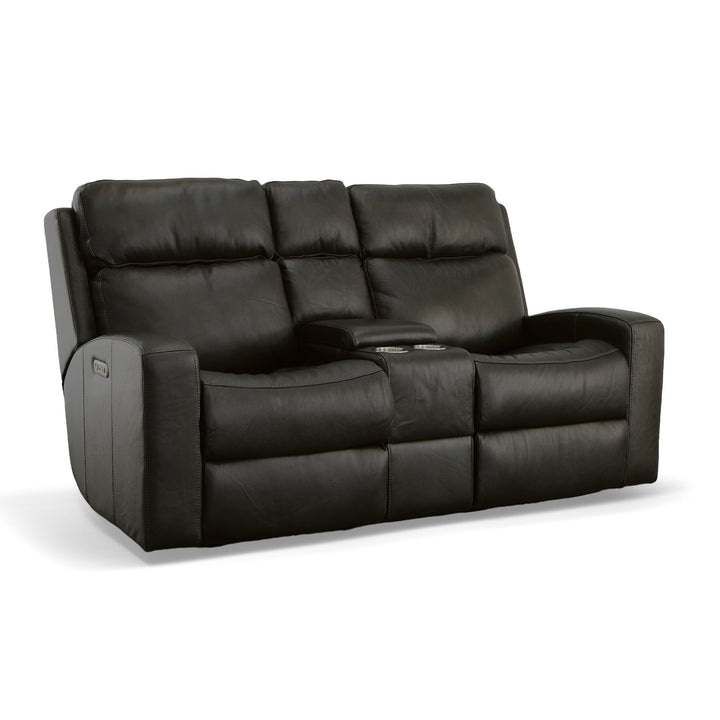 Cody Power Reclining Loveseat With Console &amp; Power Headrests Shadow