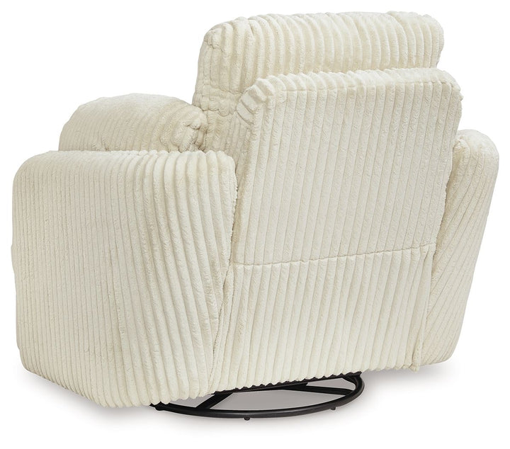Tie-Breaker - Swivel Glider Recliner - Ivory