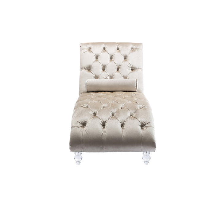 velvet-chaise-lounge-button-tufted-upholstered-chair-beige-velvet