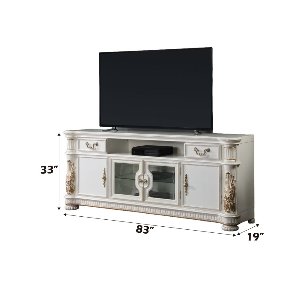 Vendome II - TV Stand - Antique Pearl