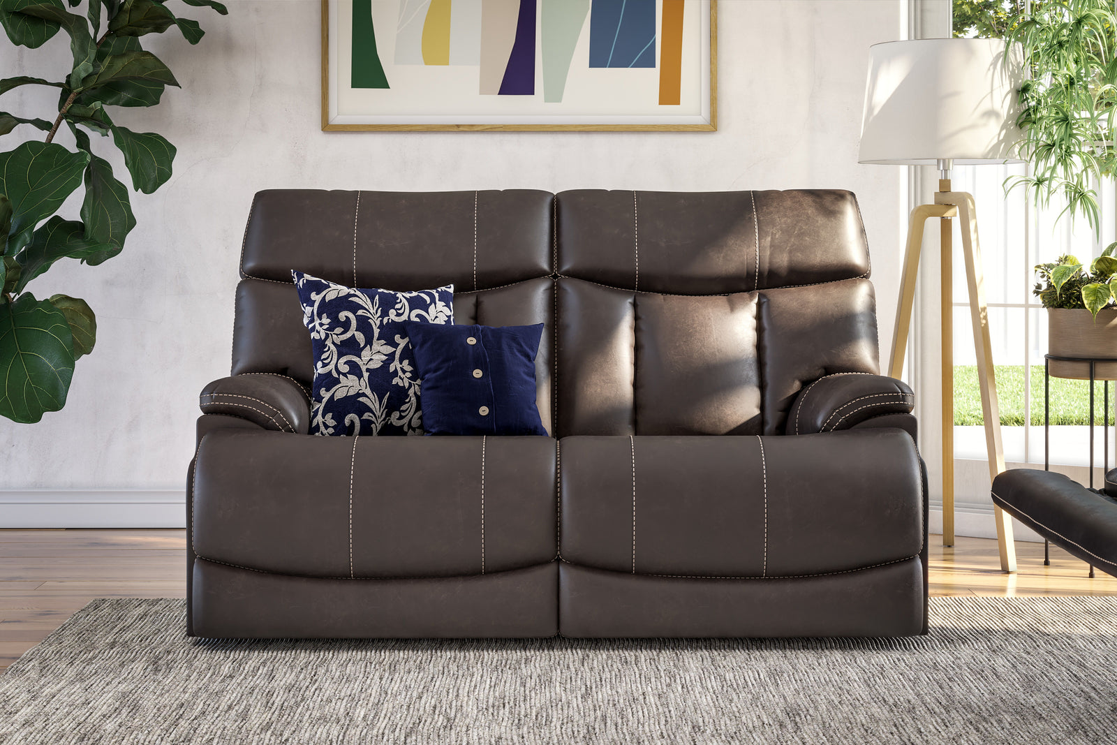 flexsteel-1594-60ph-37470-clive-power-reclining-loveseat-with-power-headrests-lumbar-clove