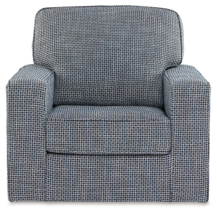 Olwenburg - Swivel Accent Chair - Denim