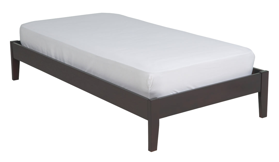 Modus Furniture Sp23F5 Simple Wood Platform Bed In Espresso