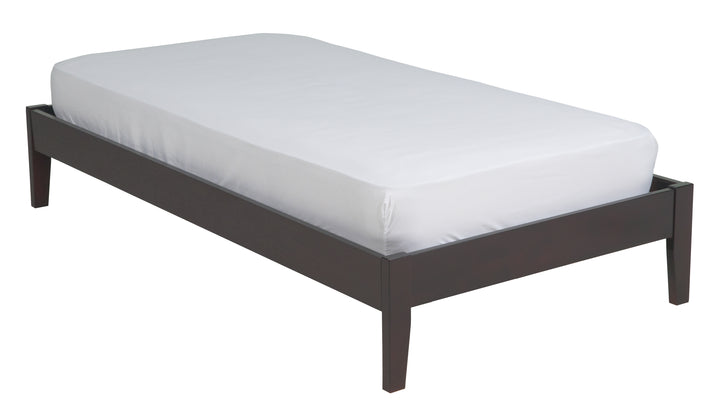 Modus Furniture Sp23F5 Simple Wood Platform Bed In Espresso