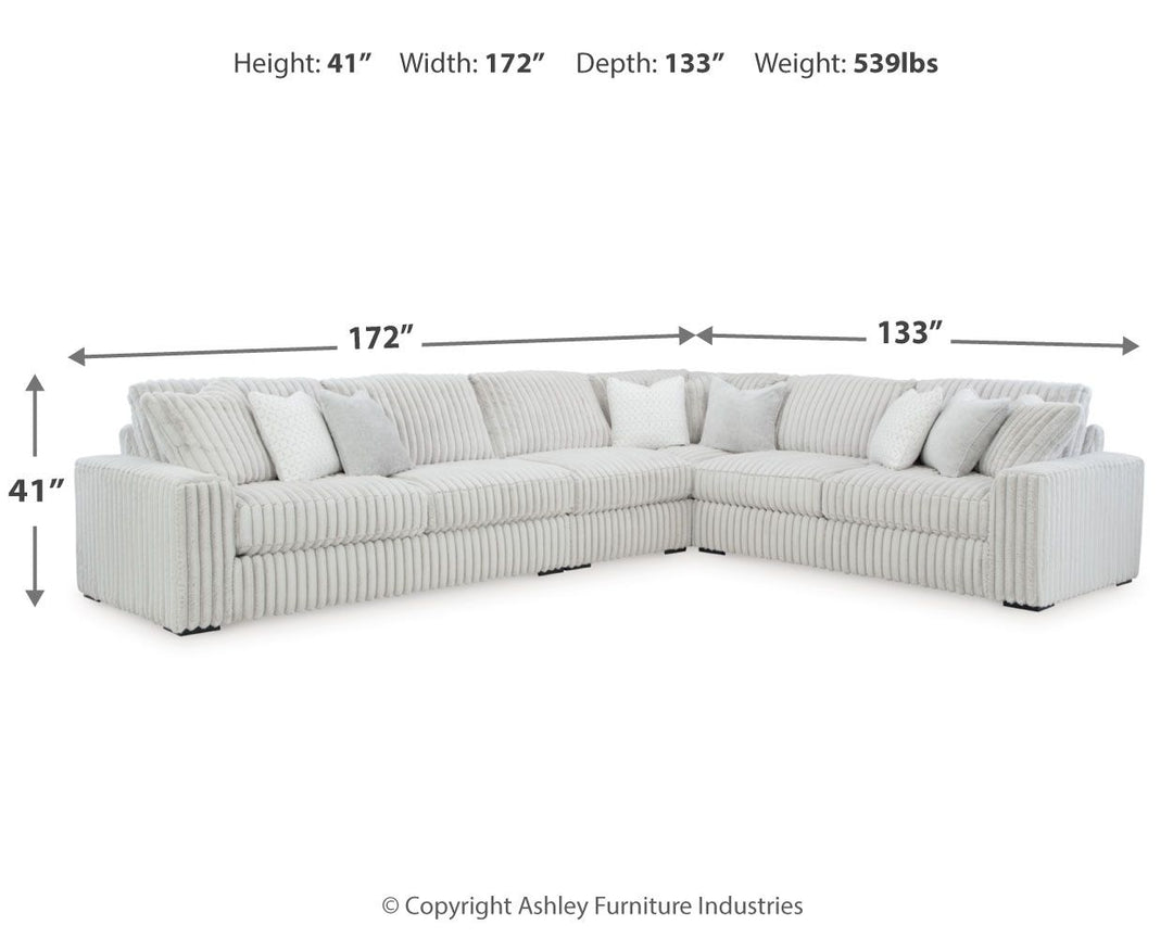 Stupendous - 4-Piece Sectional - Alloy by Ashley Furniture product image