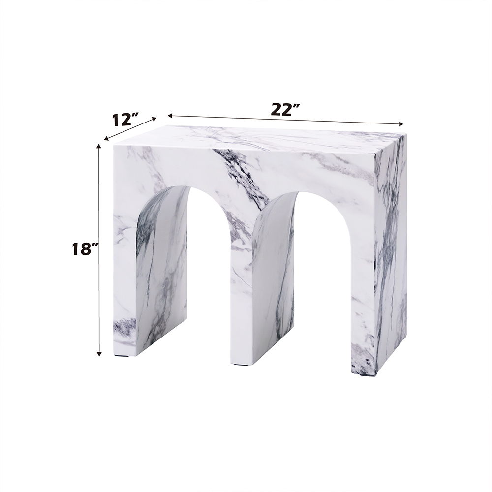 Fritzy - 22" End Table - Engineered Stone