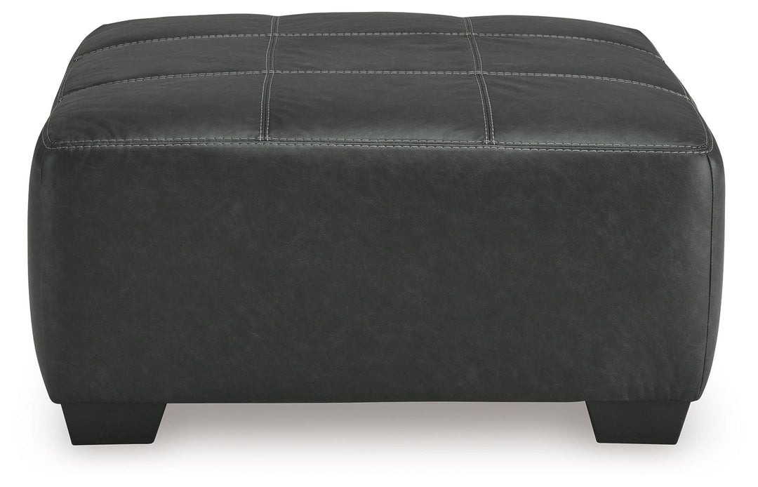 Brixley Pier - Oversized Accent Ottoman - Graphite