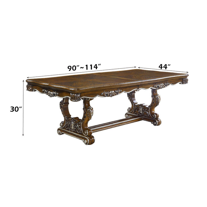 Latisha - 30" Dining Table - Antique Oak