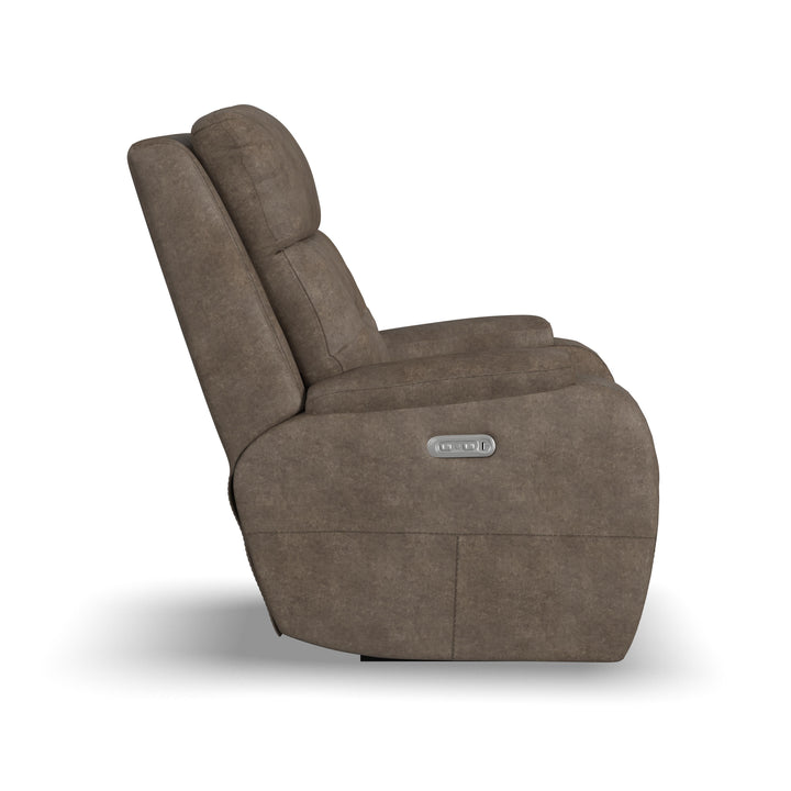 flexsteel-b3906-50h-strait-power-recliner-with-power-headrest-dark-brown