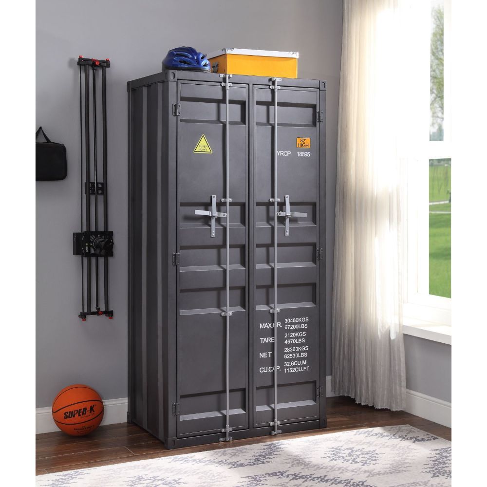 Cargo - 67" Wardrobe - Gunmetal