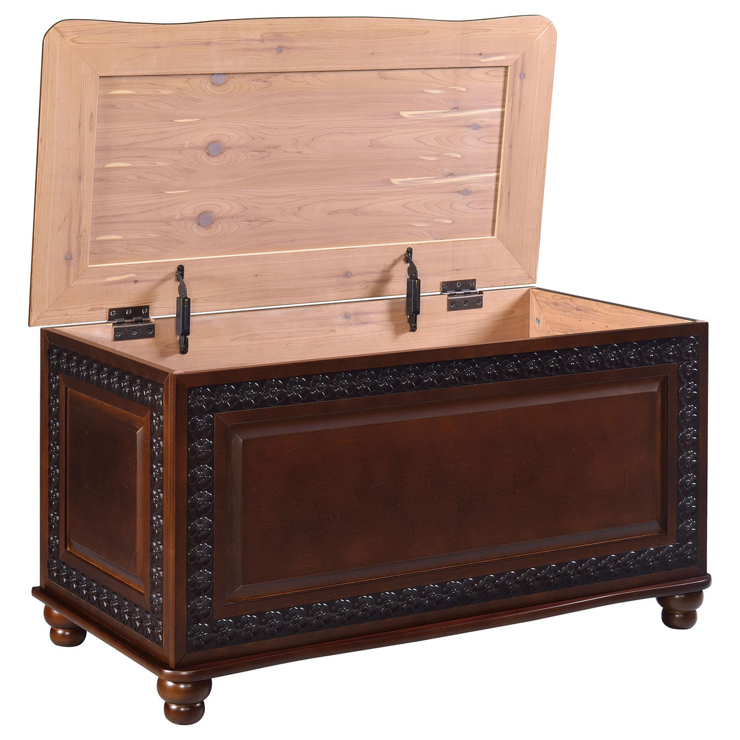 Coaster Furniture 900012 Finlay Cedar Chest Dark Tobacco
