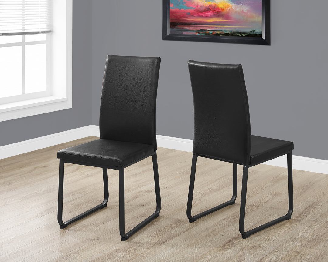 Contemporary Vegan Leather Dining Chair
