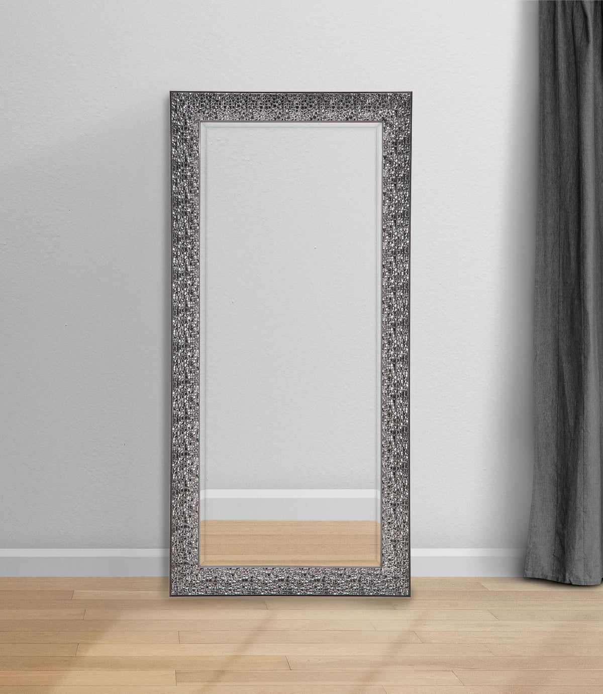 Rollins - Rectangular Floor Mirror - Black