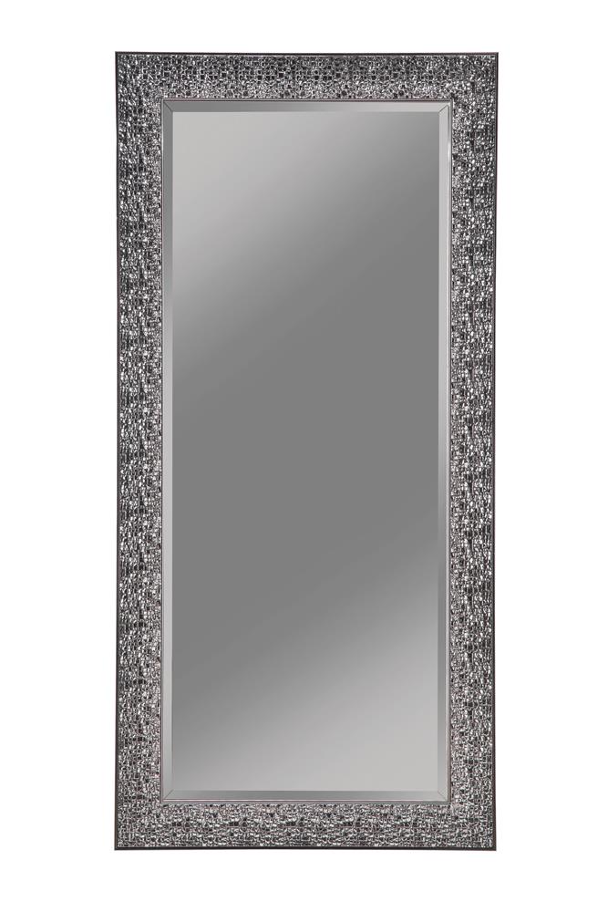 Coaster Furniture 901999 Rollins 32 x 66 Inch Rectangular Floor Mirror Black