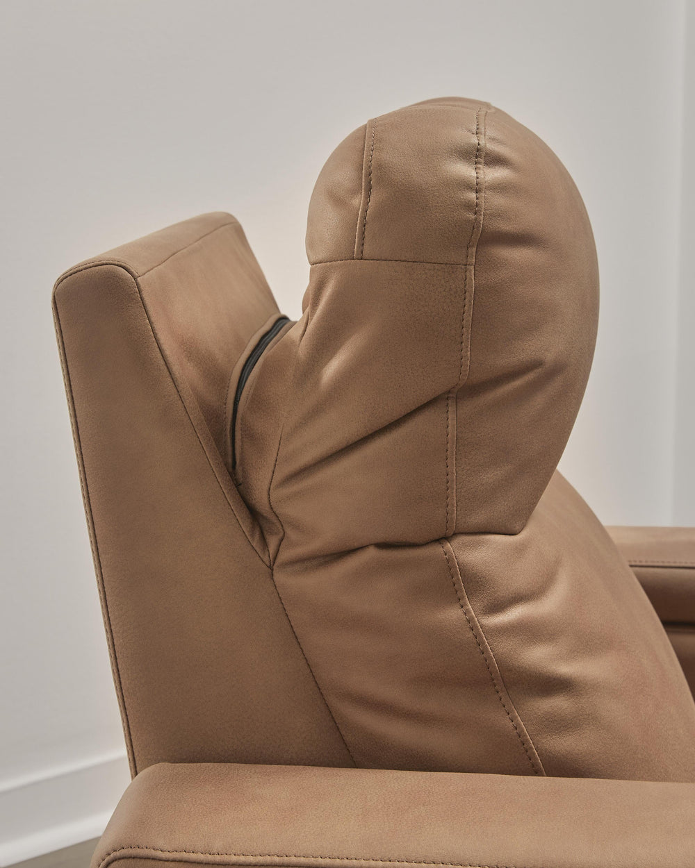 Lorrenton Power Glider Recliner with Audio System - Light Brown (6)