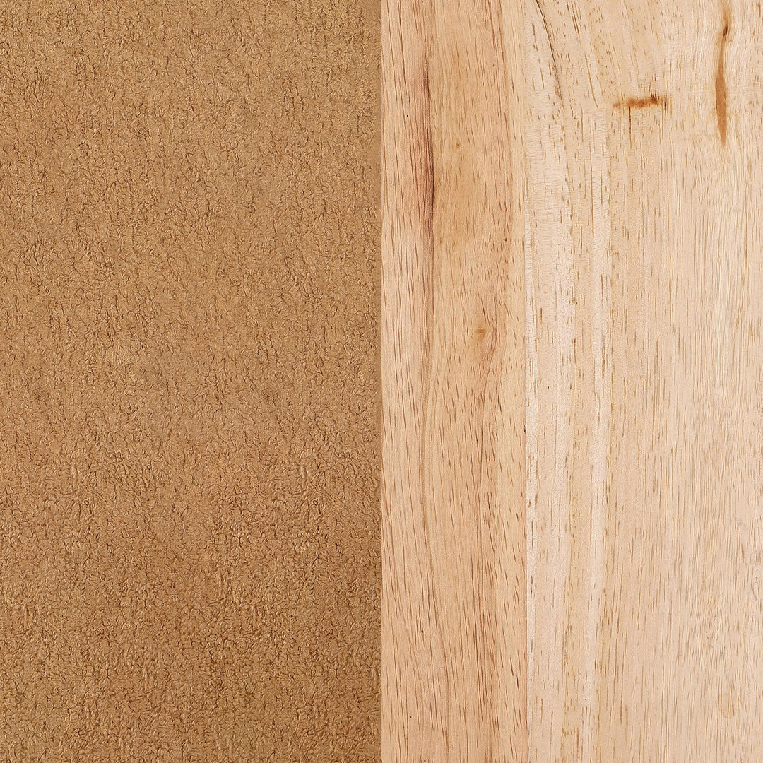 Coaster Furniture 902268 Diego Upholstered Accent Arm Chair with Wood Arms Honey