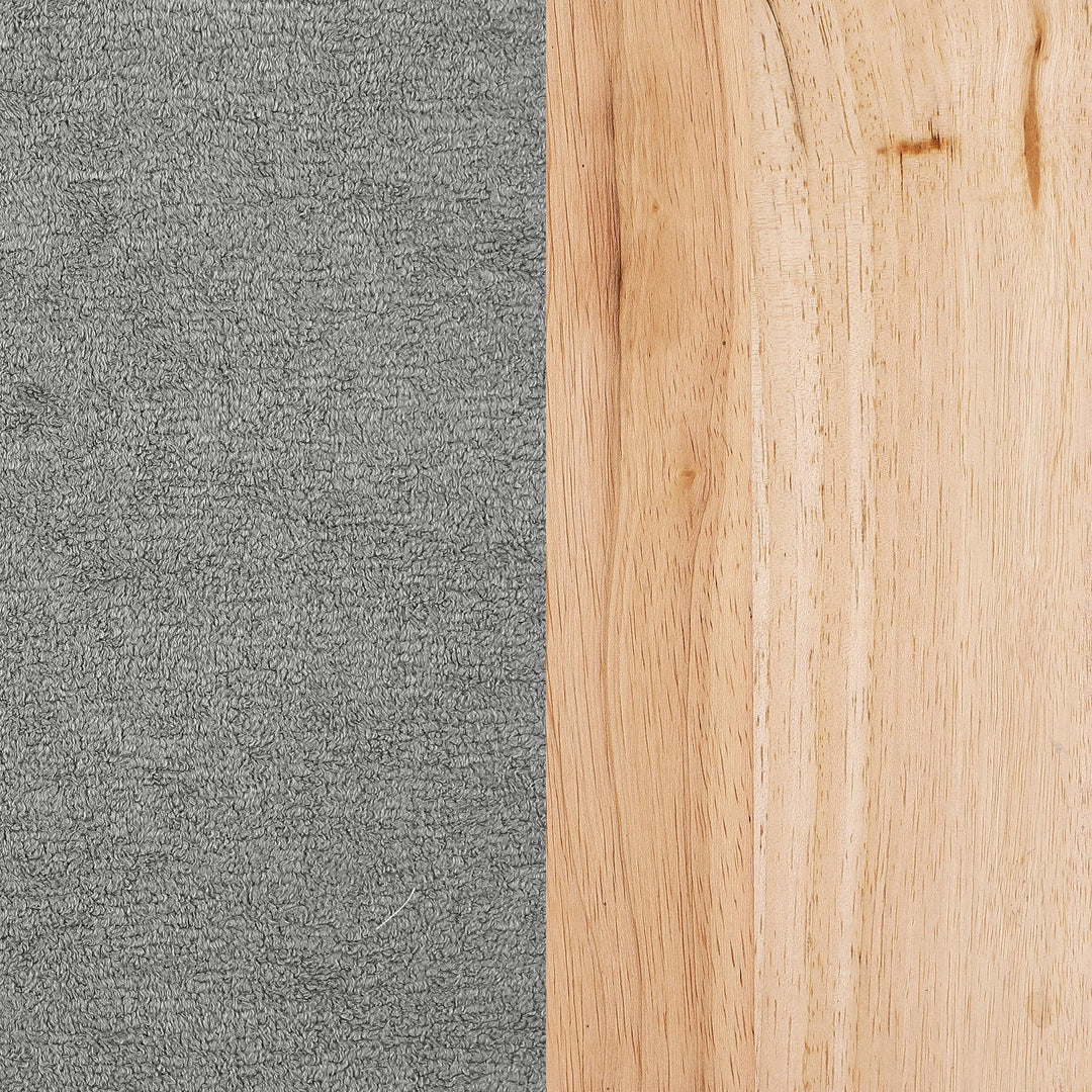 Coaster Furniture 902269 Diego Upholstered Accent Arm Chair with Wood Arms Grey