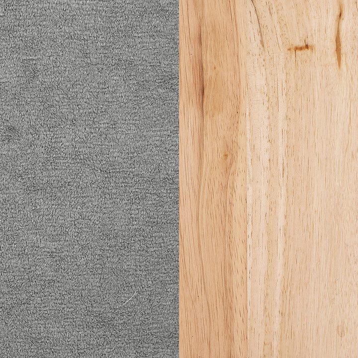 Coaster Furniture 902269 Diego Upholstered Accent Arm Chair with Wood Arms Grey