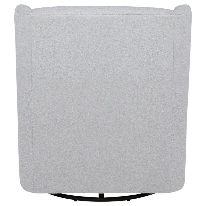 Coaster Furniture 902454 Serra Boucle Upholstered Swivel Glider Recliner Dove Grey