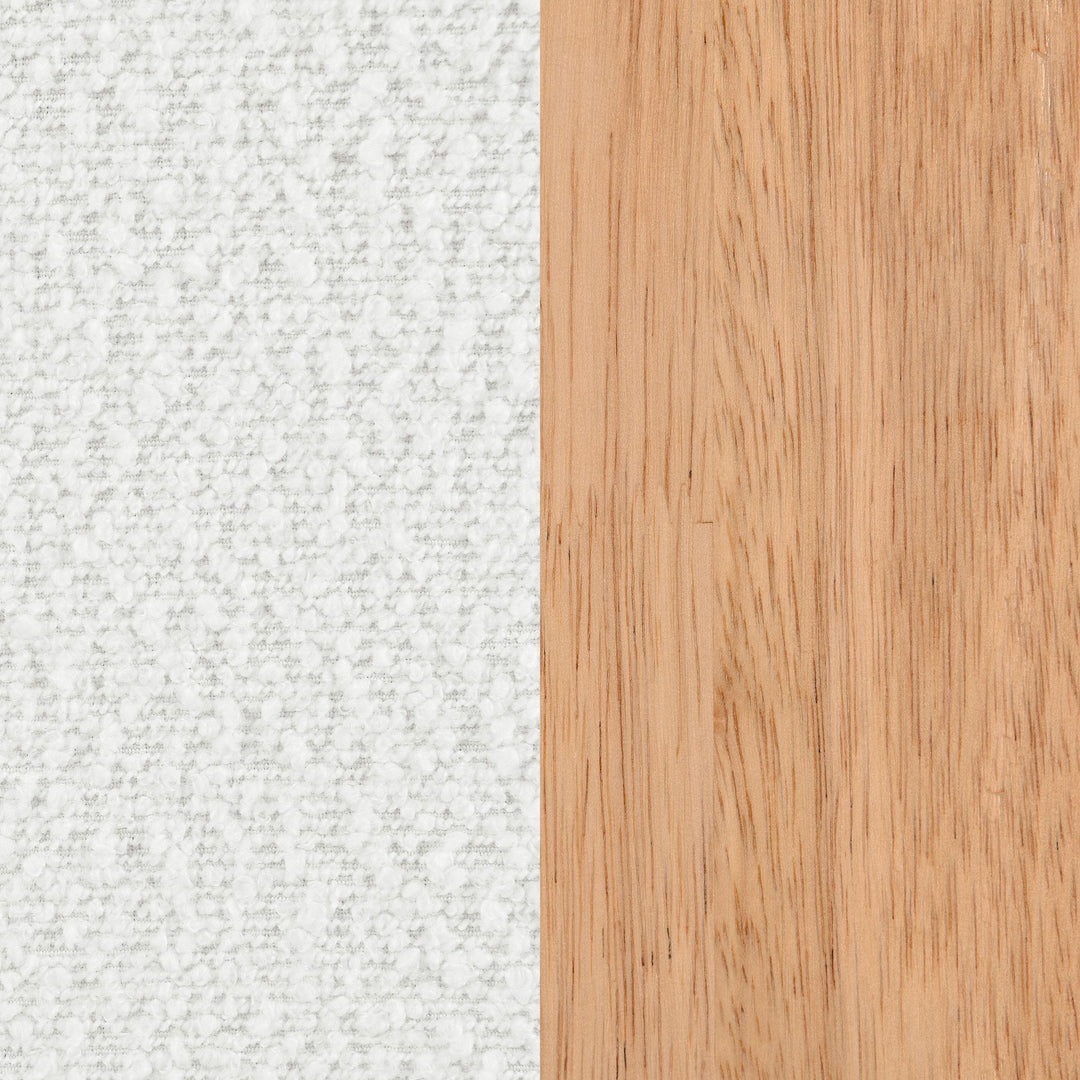 Coaster Furniture 903094 Fitzroy Boucle Upholstered Accent Arm Chair Ivory