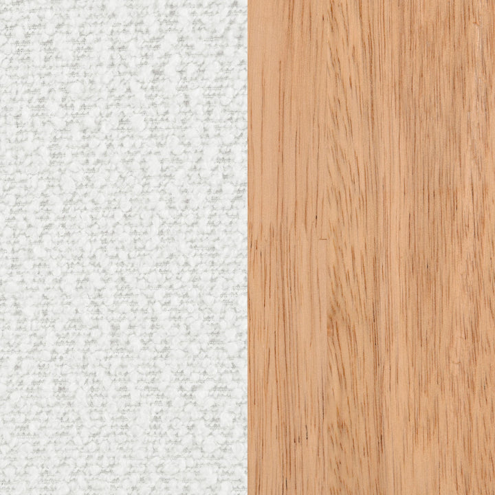 Coaster Furniture 903094 Fitzroy Boucle Upholstered Accent Arm Chair Ivory