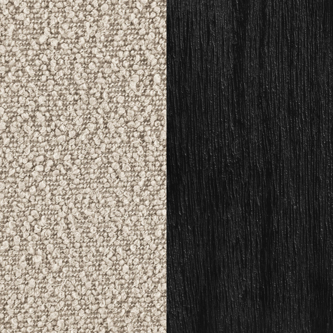 Coaster Furniture 903095 Fitzroy Boucle Upholstered Accent Arm Chair Latte