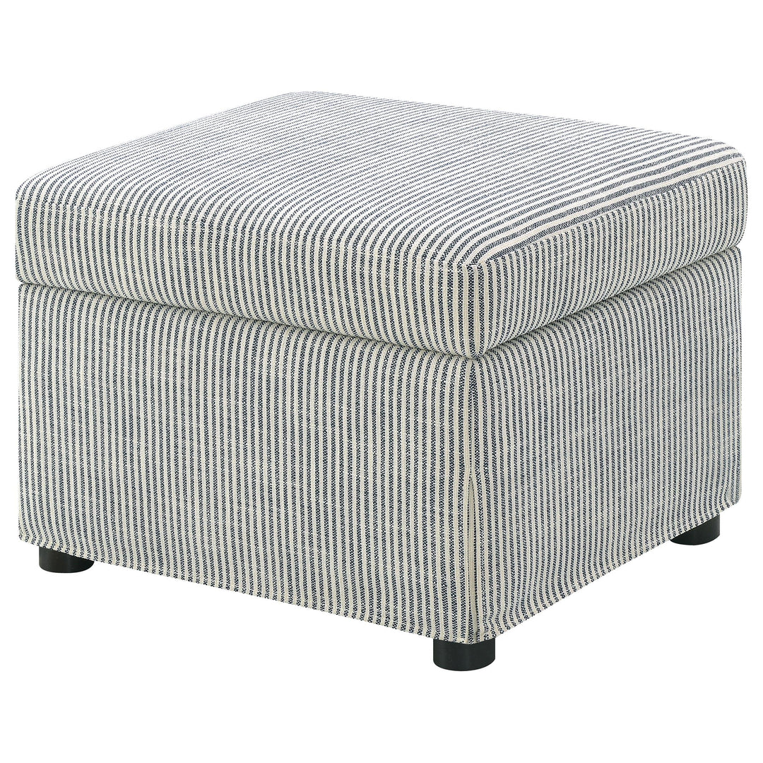 Coaster Furniture 904138 Winter Upholstered Hydraulic Lift Top Storage Ottoman Grey