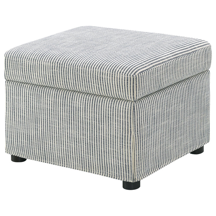 Coaster Furniture 904138 Winter Upholstered Hydraulic Lift Top Storage Ottoman Grey