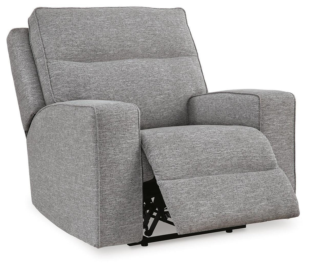 Biscoe Power Reclining Sofa, Loveseat and Recliner - Pewter (14)