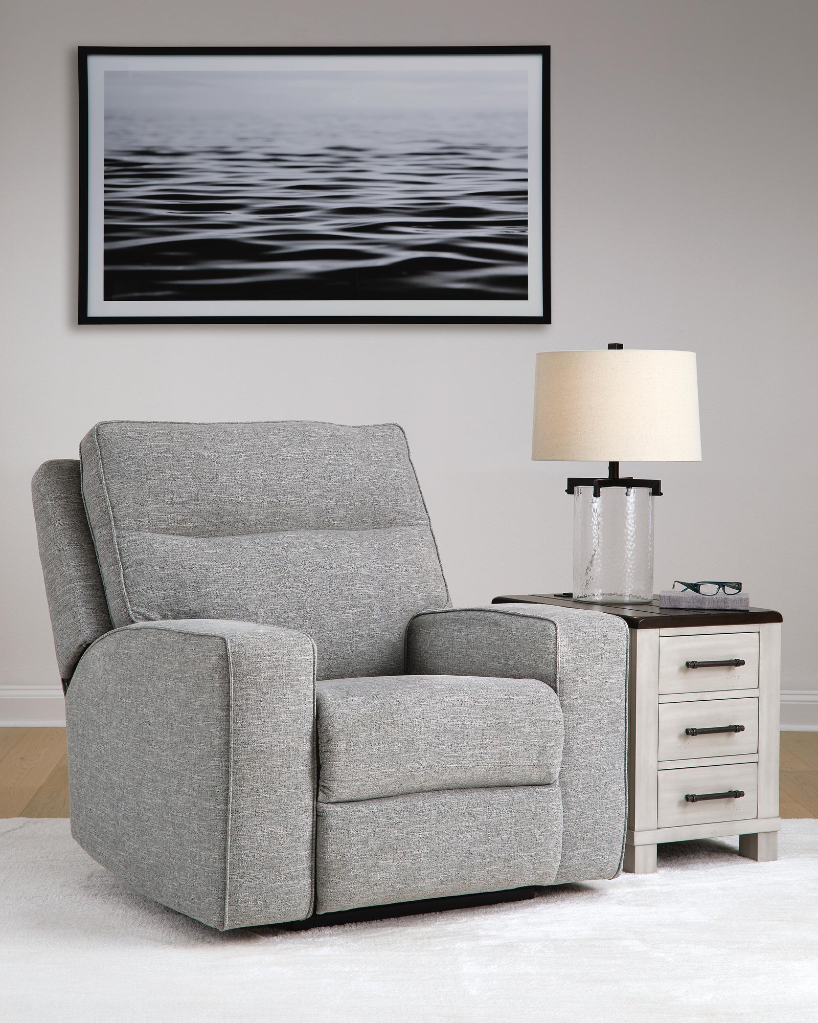 Biscoe Power Recliner - Dark Gray (2)