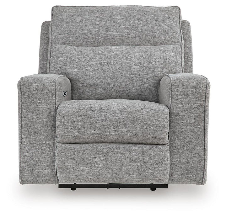 Biscoe Power Reclining Sofa, Loveseat and Recliner - Pewter (12)