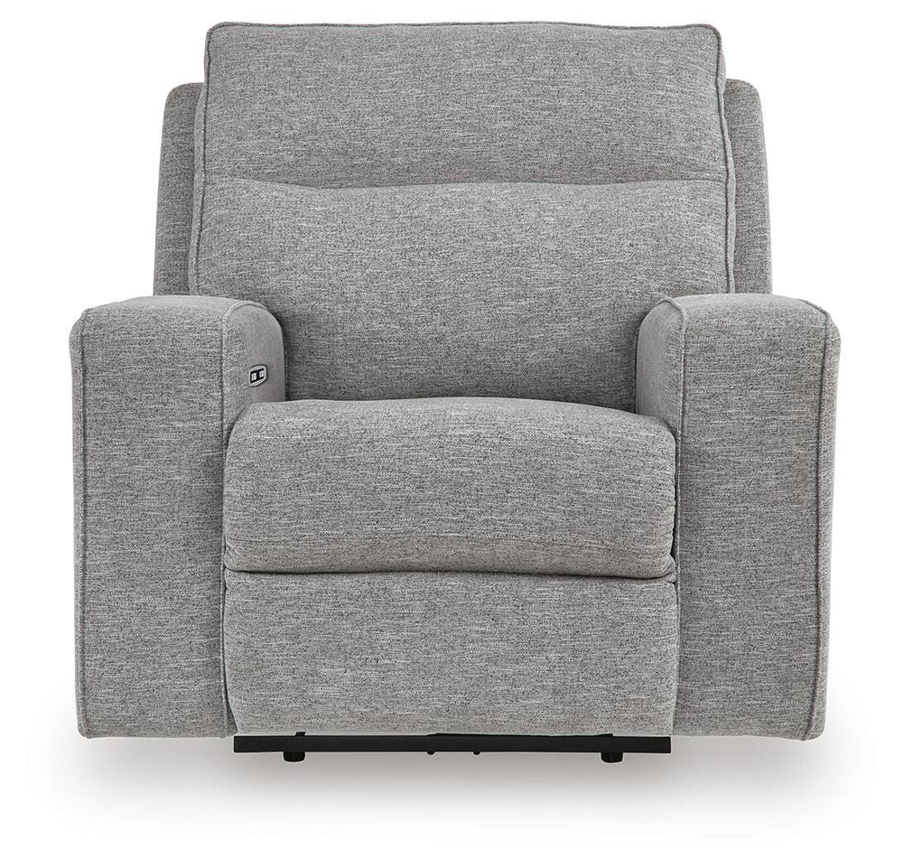 Biscoe Power Reclining Sofa, Loveseat and Recliner - Pewter (12)
