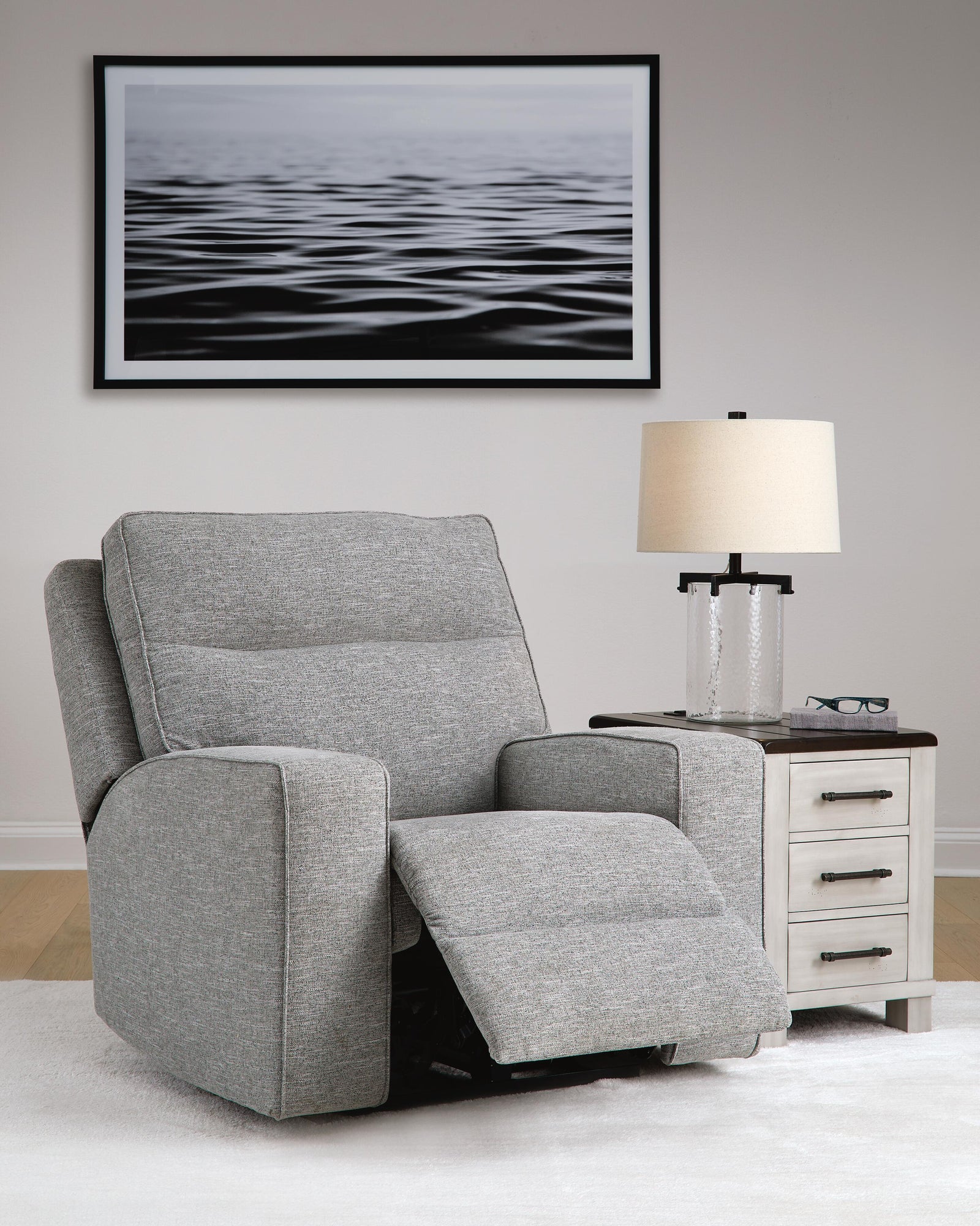 Biscoe Power Recliner - Dark Gray (7)